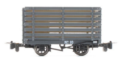 990601 Livestock Wagon - Plain Dark Grey No.10