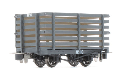 990601 Livestock Wagon - Plain Dark Grey No.10