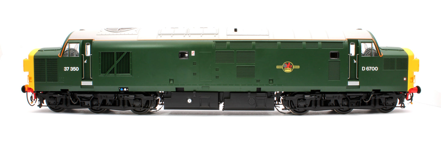 Class 37/0 (split headcode) BR Green 37350/D6700 (full yellow ends) Diesel Locomotive