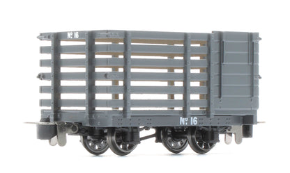 990602 Livestock Wagon - Plain Dark Grey No.16