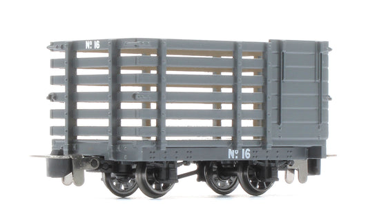 990602 Livestock Wagon - Plain Dark Grey No.16