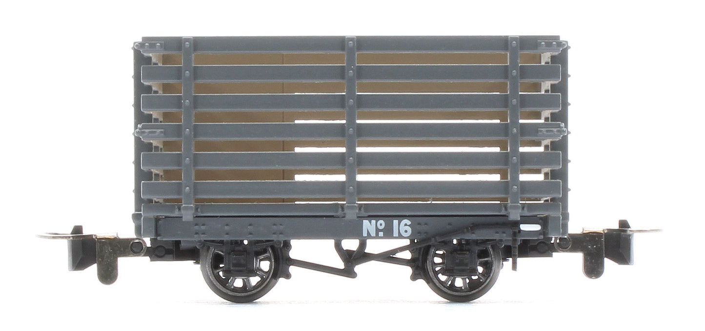 990602 Livestock Wagon - Plain Dark Grey No.16