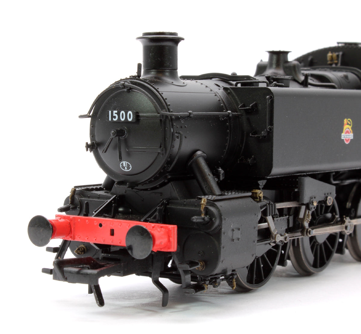 BR 15xx Pannier Tank - 1500 Unlined Black Early Crest - Steam Tank Locomotive