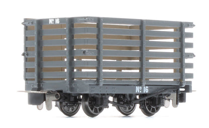 990602 Livestock Wagon - Plain Dark Grey No.16