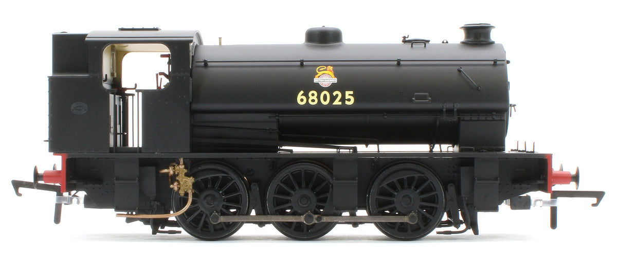 ACC3100 Hunslet 'Austerity' 0-6-0 Saddle Tank BR Black No.68025 (Early Emblem) Steam Locomotive