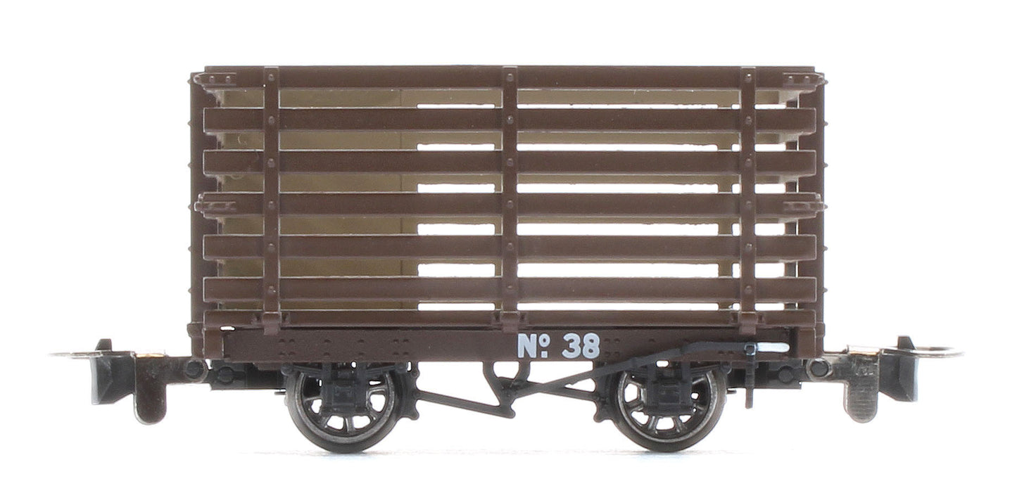 990604 Livestock Wagon - Plain Brown No.38
