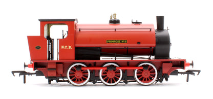 16” Hunslet "Primrose No. 2", NCB red with stovepipe chimney, No. 3715 (as preserved at Embsay in the 1970s) - Steam Tank Locomotive - DCC Sound