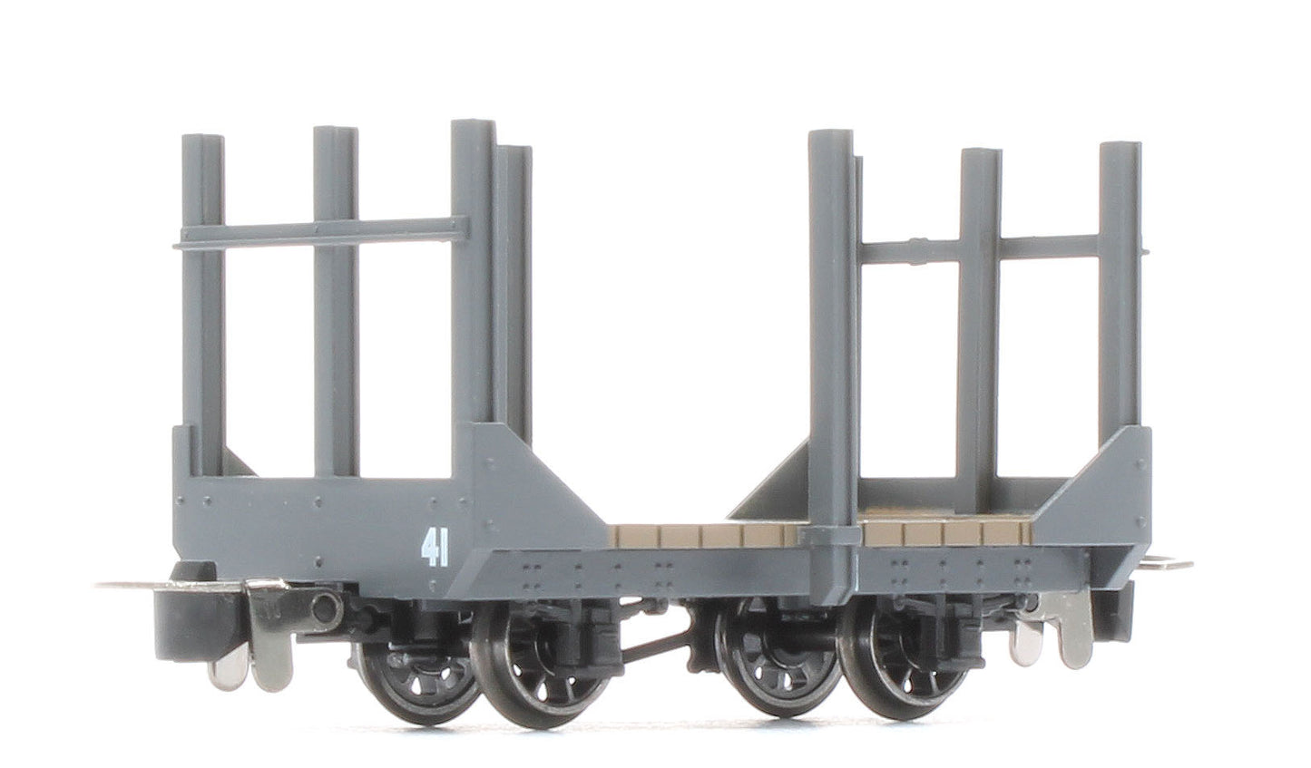 990701 Stake Wagon - Plain Dark Grey No.41
