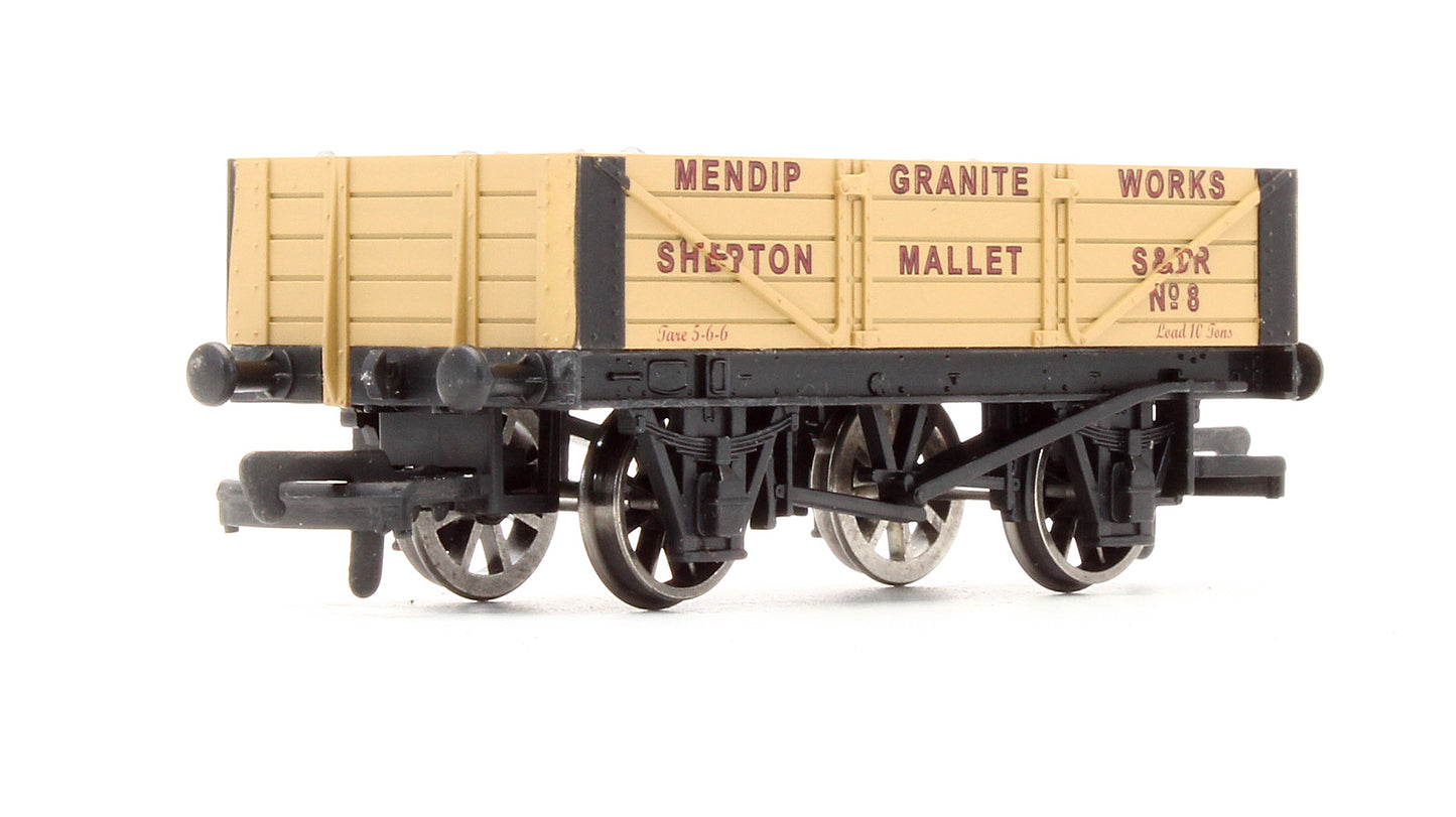 Pre-Owned 4F-Mendip 'Mendip Granite Works' 4 Plank Wagon No.8  - Limited Edition