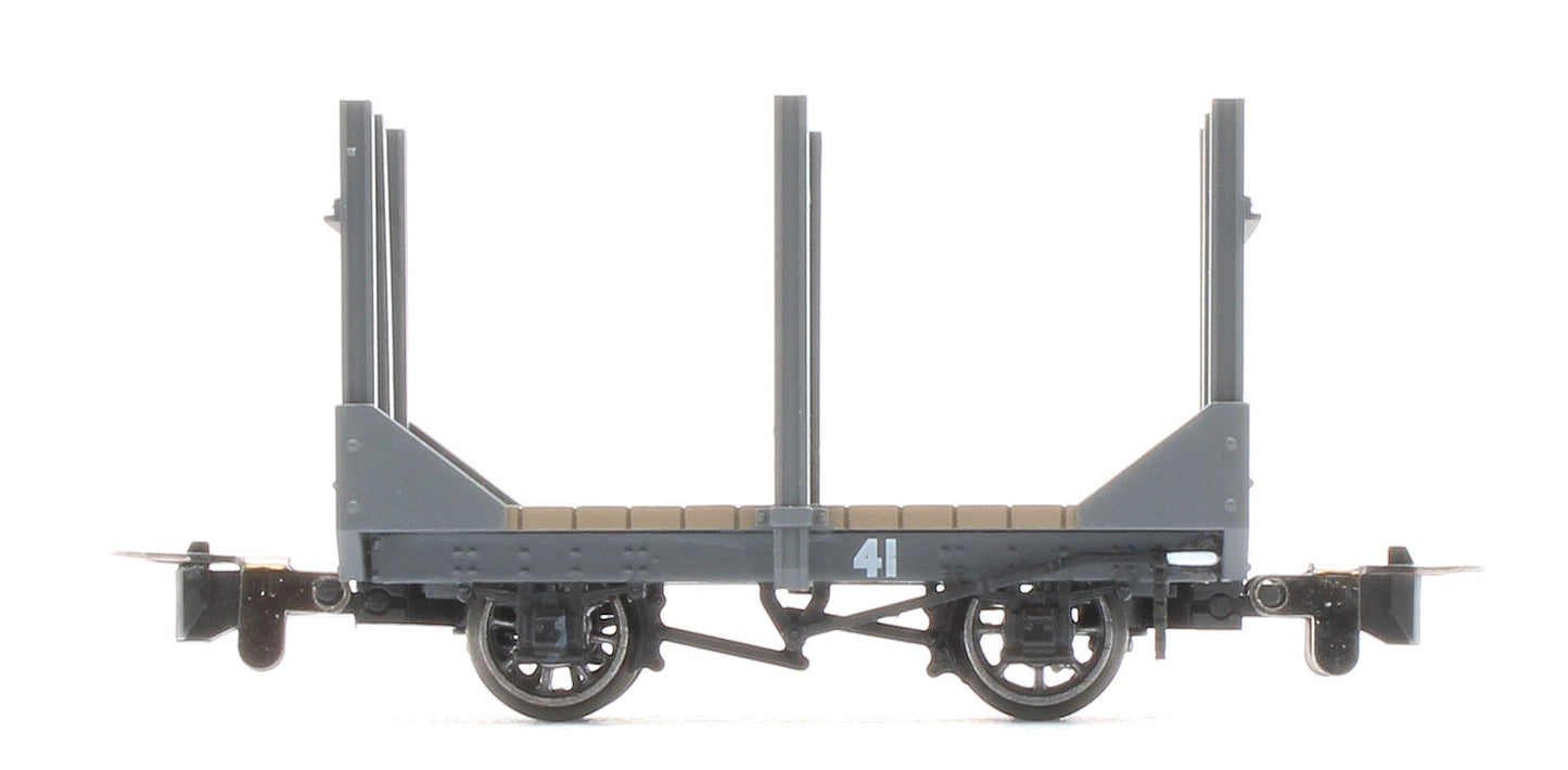 990701 Stake Wagon - Plain Dark Grey No.41