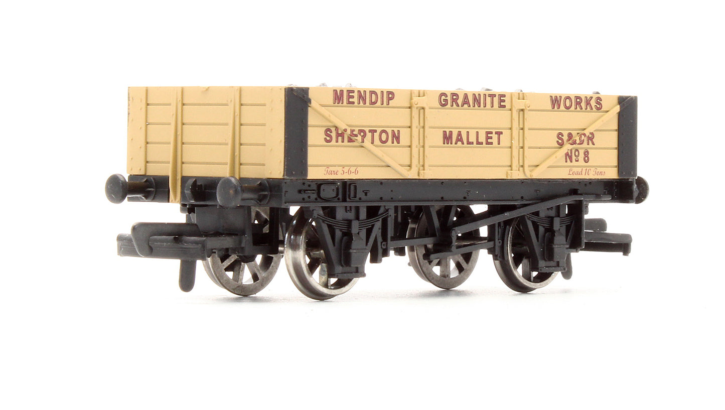 Pre-Owned 4F-Mendip 'Mendip Granite Works' 4 Plank Wagon No.8  - Limited Edition