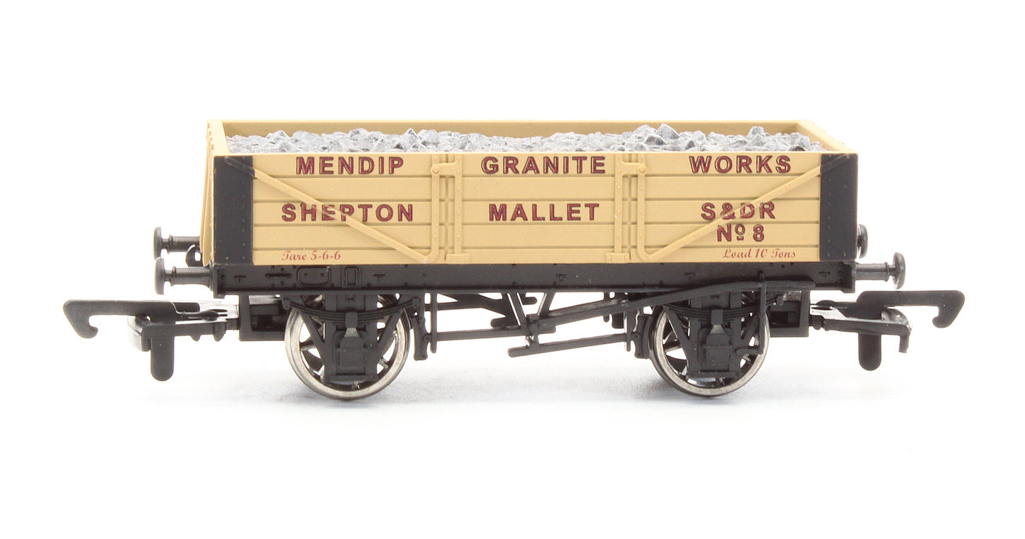 Pre-Owned 4F-Mendip 'Mendip Granite Works' 4 Plank Wagon No.8  - Limited Edition