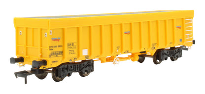 Pre-Owned 4F-045-003 IOA Ballast Wagon Network Rail Yellow '3170 5992 065-6'