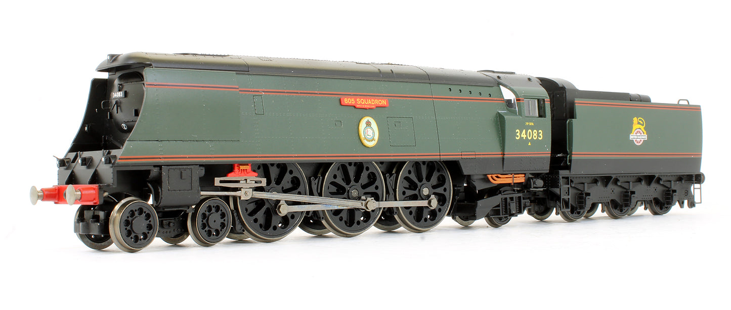 Pre-Owned R2388 BR Green 4-6-2 Battle Of Britain Class '605 Squadron' 34083 Steam Locomotive