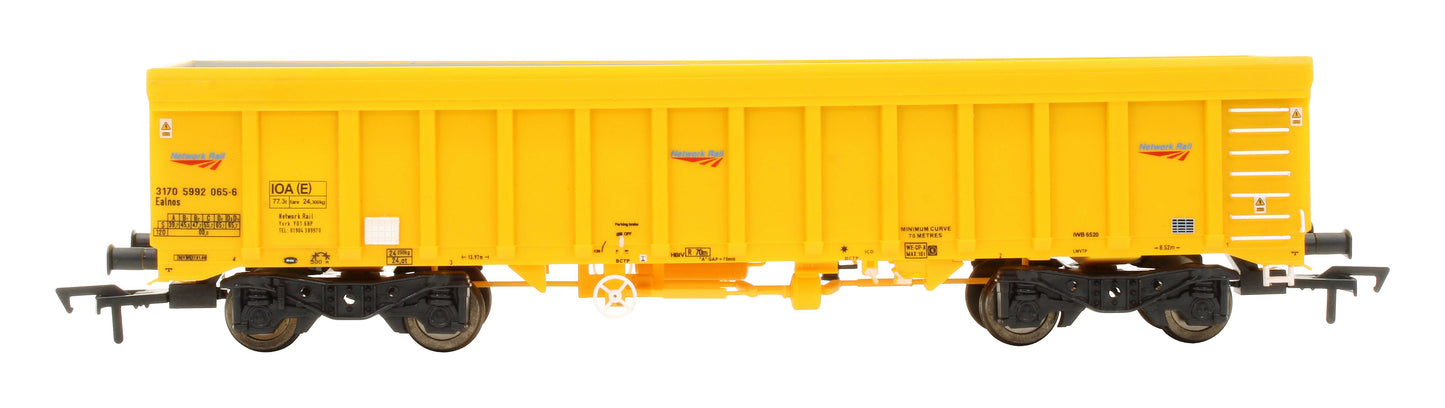 Pre-Owned 4F-045-003 IOA Ballast Wagon Network Rail Yellow '3170 5992 065-6'