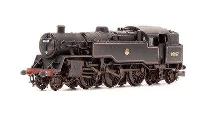 Pre-Owned Standard Class 4MT 80027 BR Lined Black Early Emblem Steam Locomotive - DCC Fitted - Custom Weathered