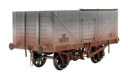 Pre-Owned 7F-071-034W 7 Plank Open Wagon BR Grey P73150 - Weathered