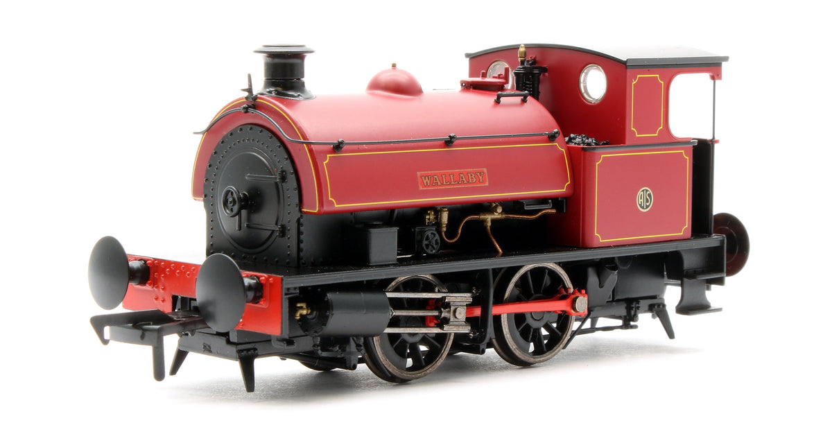 Pre-Owned Hawthorn Leslie 0-4-0 Lined Maroon `Wallaby' Australian Iron & Steel Co - Steam Tank Locomotive