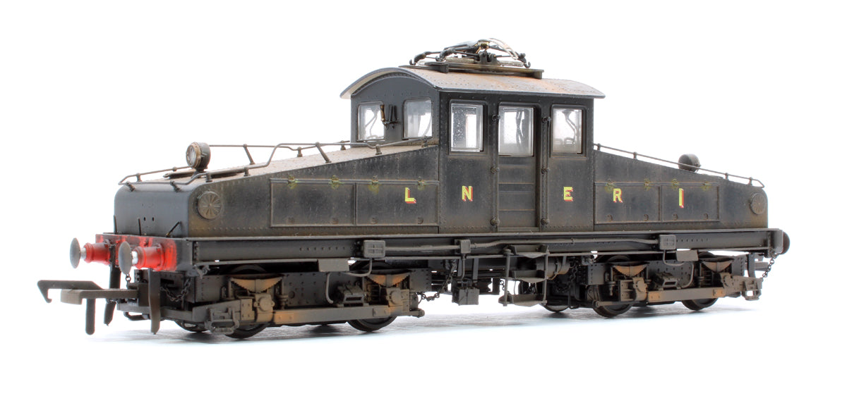 Highly Detail Weathered North Eastern Railway ES1 LNER Unlined Black Bo-Bo Electric Locomotive No.1