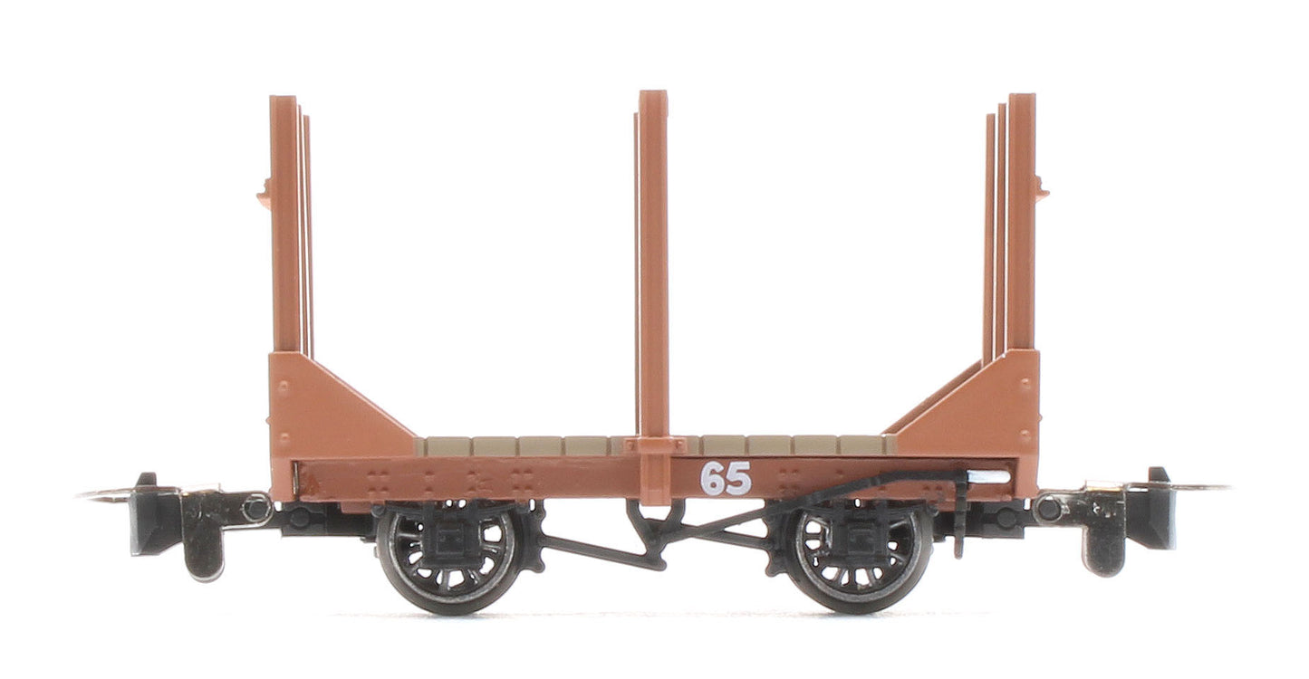 990705 Stake Wagon - Plain Rusty Brown No.65