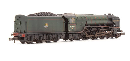 Pre-Owned 372-386 Class A2 60537 'Bachelors Button' BR Green Early Emblem Steam Locomotive - DCC Fitted - Custom Weathered
