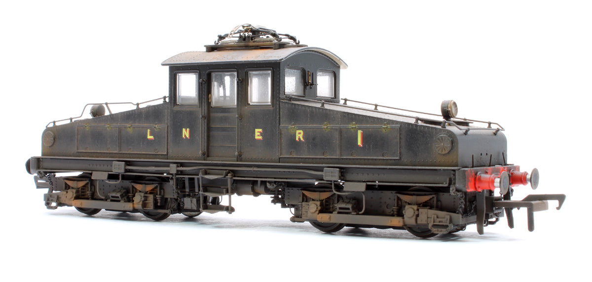 Highly Detail Weathered North Eastern Railway ES1 LNER Unlined Black Bo-Bo Electric Locomotive No.1