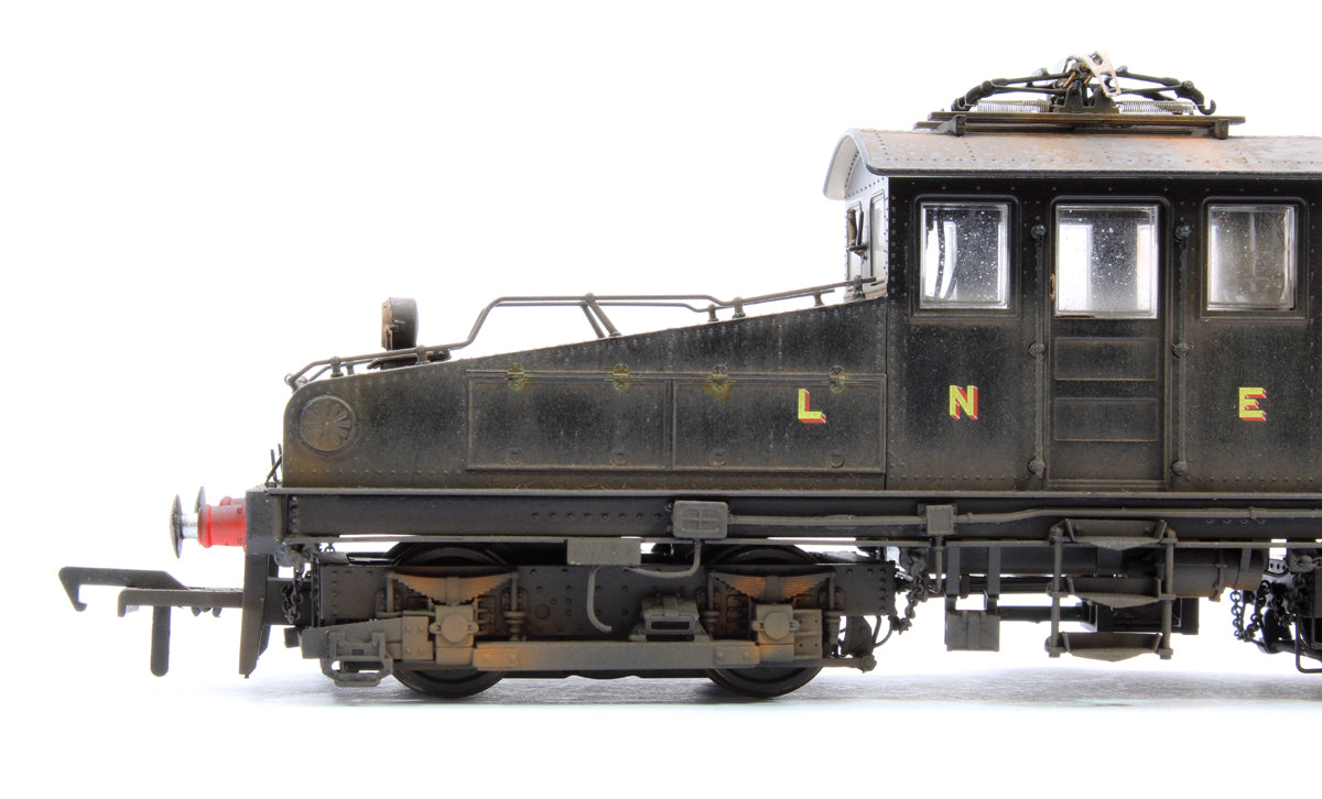 Highly Detail Weathered North Eastern Railway ES1 LNER Unlined Black Bo-Bo Electric Locomotive No.1