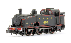 Pre-Owned Class J50 LNER Black (Red Lining) 0-6-0 Tank Locomotive No.610
