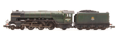 Pre-Owned 372-386 Class A2 60537 'Bachelors Button' BR Green Early Emblem Steam Locomotive - DCC Fitted - Custom Weathered