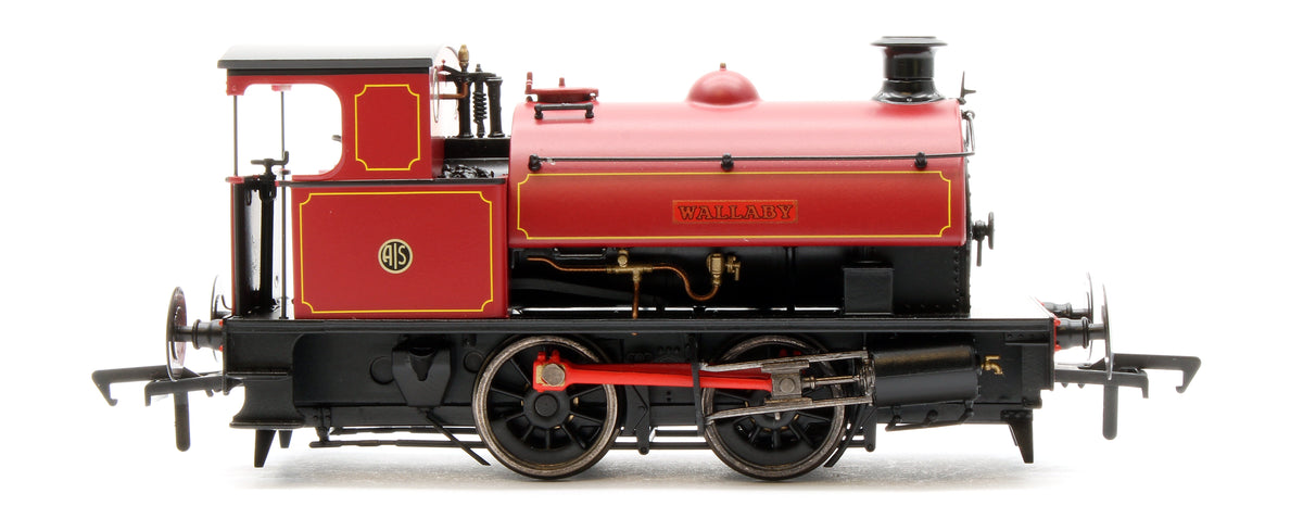 Pre-Owned Hawthorn Leslie 0-4-0 Lined Maroon `Wallaby' Australian Iron & Steel Co - Steam Tank Locomotive