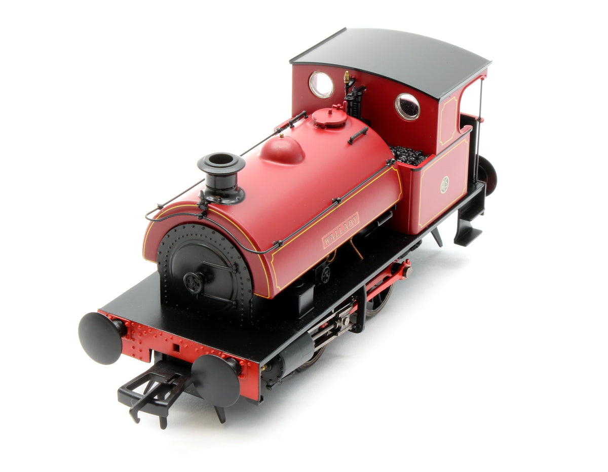 Pre-Owned Hawthorn Leslie 0-4-0 Lined Maroon `Wallaby' Australian Iron & Steel Co - Steam Tank Locomotive