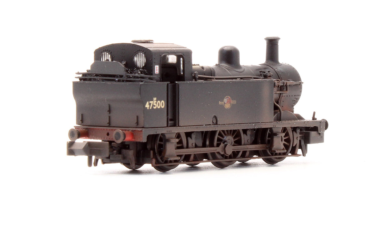 Pre-Owned 372-212A Class 3F Jinty 47500 BR Black Late Crest Steam Locomotive - DCC Fitted - Custom Weathered