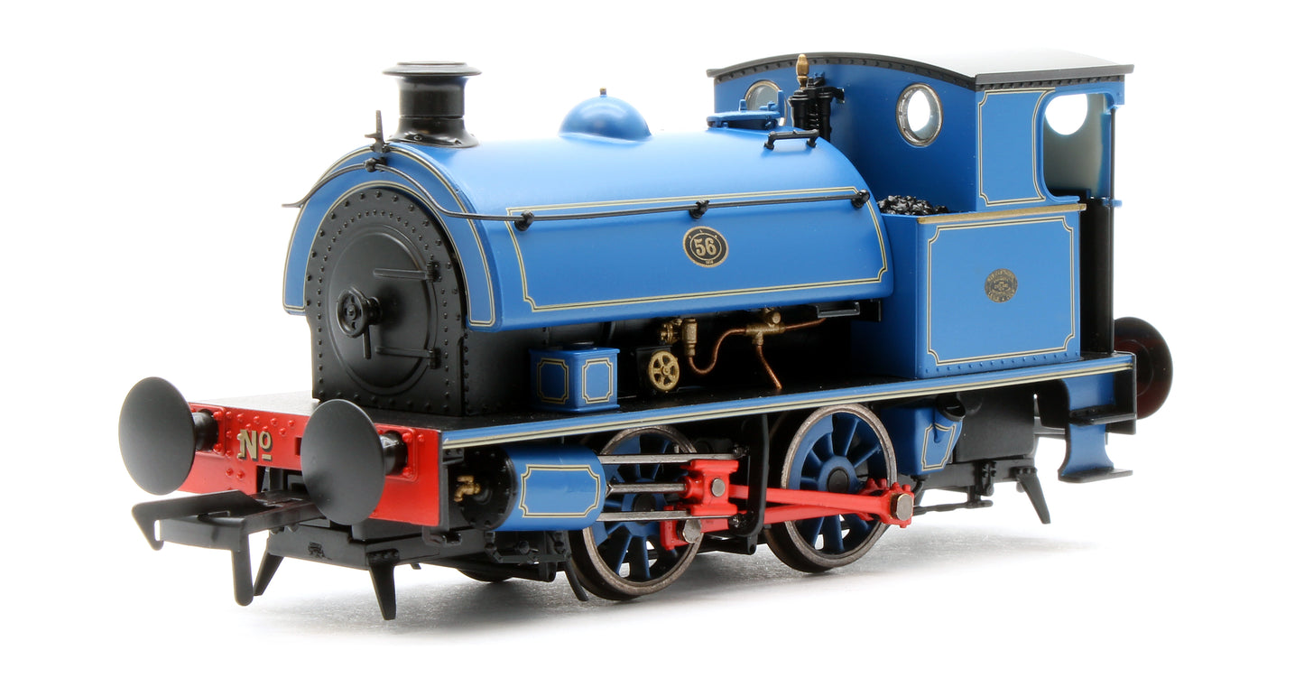 Hawthorn Leslie 0-4-0 Blue Lined Yellow Port of London Authority 56 - Steam Tank Locomotive