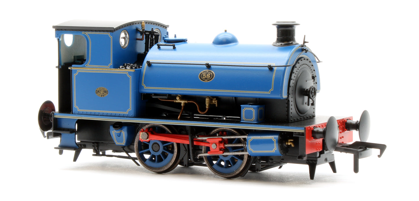 Hawthorn Leslie 0-4-0 Blue Lined Yellow Port of London Authority 56 - Steam Tank Locomotive