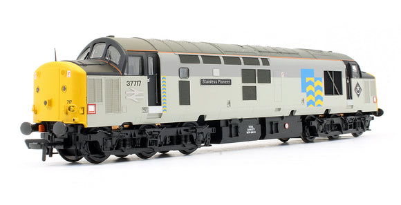 Pre-Owned Class 37717 'Stainless Pioneer' Petroleum Sector Diesel Locomotive (Renamed and Numbered)