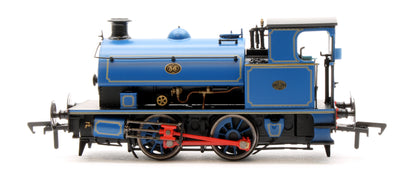 Hawthorn Leslie 0-4-0 Blue Lined Yellow Port of London Authority 56 - Steam Tank Locomotive