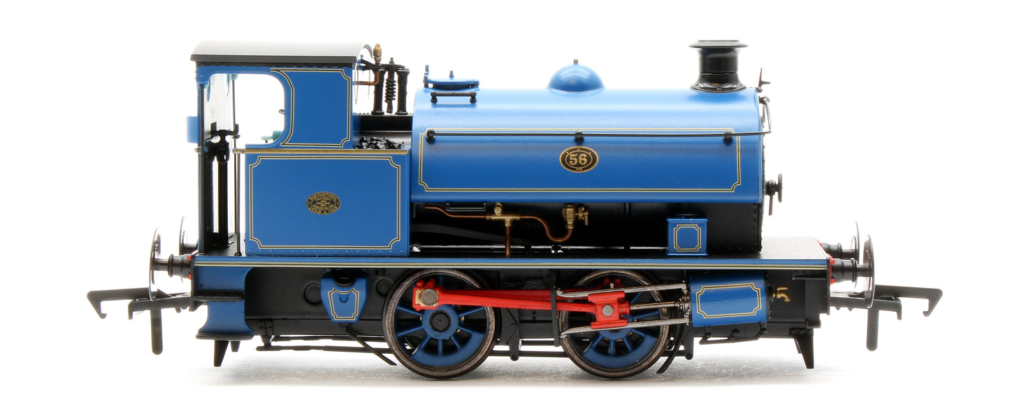 Pre-Owned Hawthorn Leslie 0-4-0 Blue Lined Yellow Port of London Authority 56 - Steam Tank Locomotive
