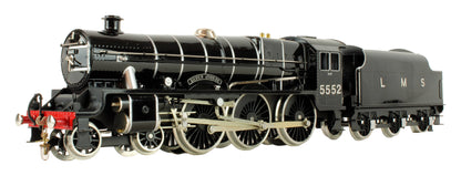 Pre-Owned E18A1 LMS Gloss Black Jubilee Class 4-6-0 Tender 5552 'Silver Jubilee' Steam Locomotive