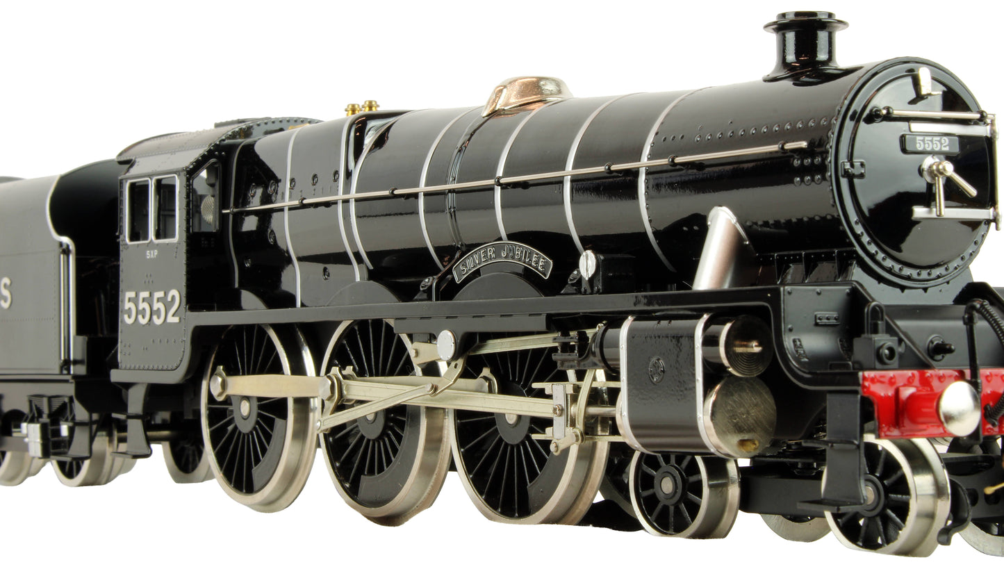 Pre-Owned E18A1 LMS Gloss Black Jubilee Class 4-6-0 Tender 5552 'Silver Jubilee' Steam Locomotive