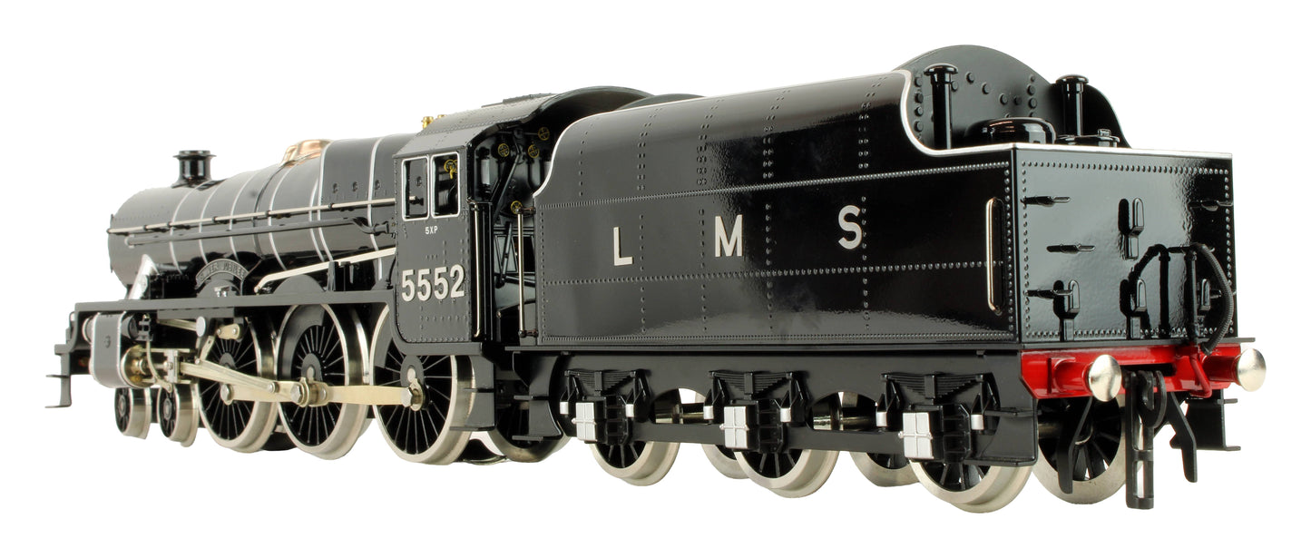 Pre-Owned E18A1 LMS Gloss Black Jubilee Class 4-6-0 Tender 5552 'Silver Jubilee' Steam Locomotive
