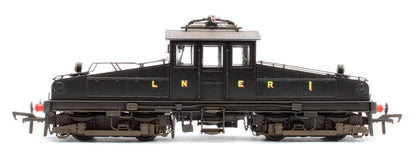 Custom Weathered North Eastern Railway ES1 LNER Unlined Black Bo-Bo Electric Locomotive No.1