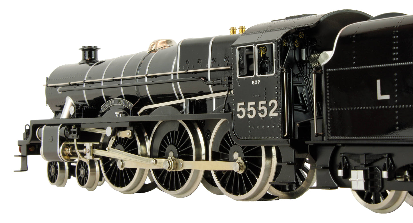 Pre-Owned E18A1 LMS Gloss Black Jubilee Class 4-6-0 Tender 5552 'Silver Jubilee' Steam Locomotive