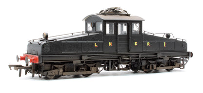 Custom Weathered North Eastern Railway ES1 LNER Unlined Black Bo-Bo Electric Locomotive No.1