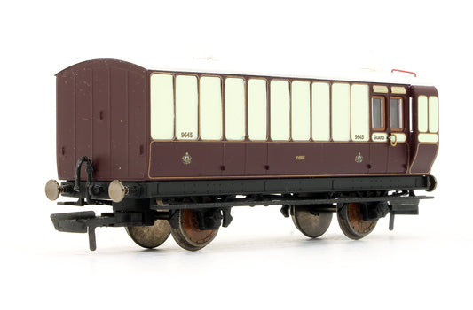 LNWR 4 Wheel Brake Baggage Coach No.9645