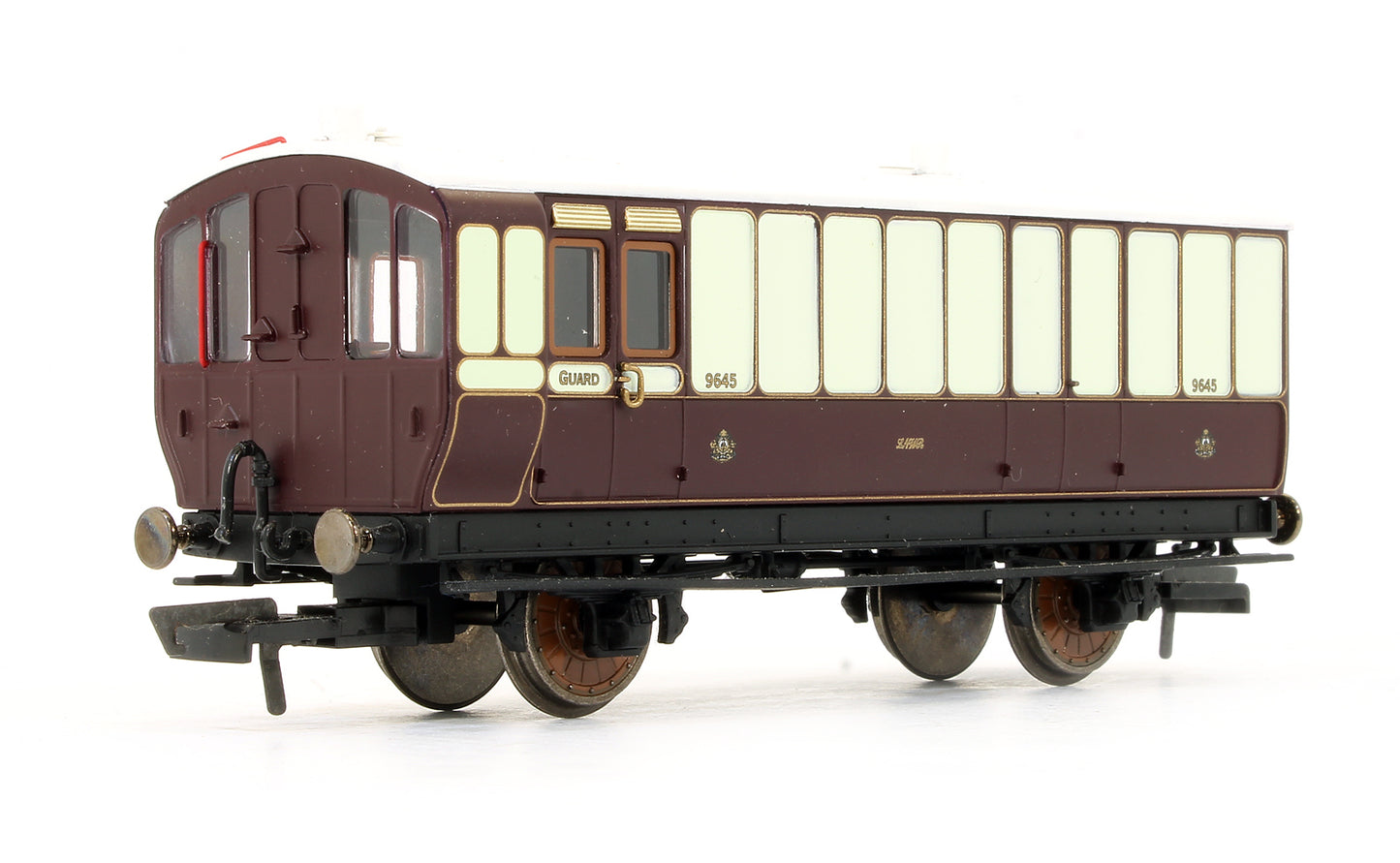 LNWR 4 Wheel Brake Baggage Coach No.9645