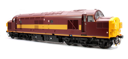 Class 37/0 (split headcode) EW&S Red/Gold unnumbered Diesel Locomotive