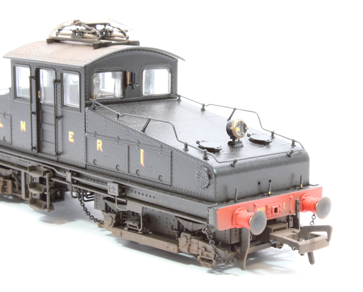 Custom Weathered North Eastern Railway ES1 LNER Unlined Black Bo-Bo Electric Locomotive No.1