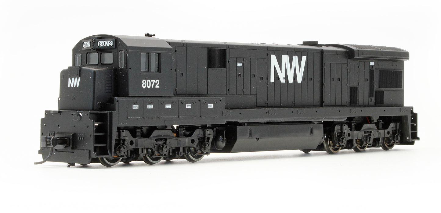 Pre-Owned C30-7 Diesel Locomotive N & W Black - Road #8072