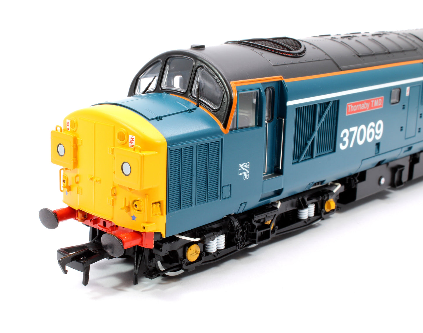 Pre-Owned Class 37/0 Split Headcode 37069 'Thornaby TMD' BR Blue (White Stripe) Diesel Locomotive - DCC Sound