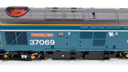 Pre-Owned Class 37/0 Split Headcode 37069 'Thornaby TMD' BR Blue (White Stripe) Diesel Locomotive - DCC Sound